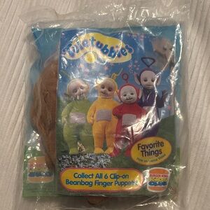 Vintage Teletubbies Burger King toy in original wrapping